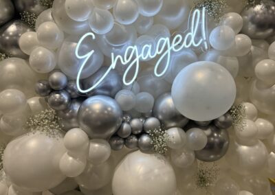 Engaged Balloon Backdrop